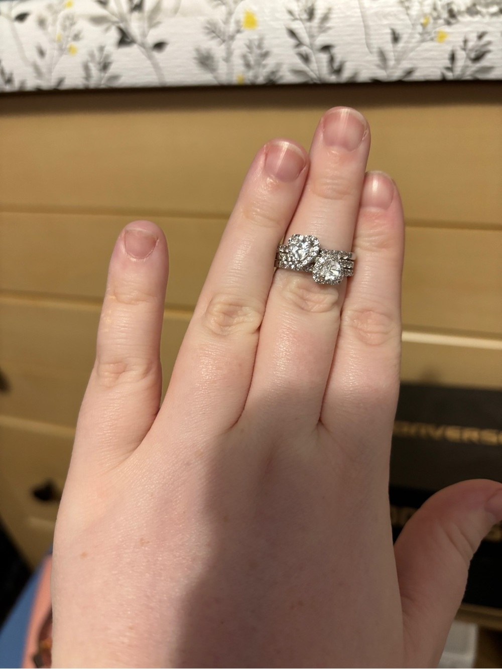 Sterling Silver ring trio